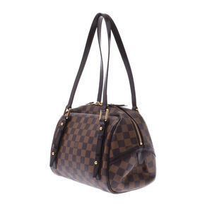 Louis Vuitton Handbag Rivington Damier Brown Canvas